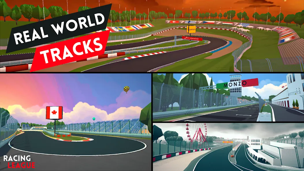 Скачать Racing League: 3D Race Offline — Модификация Много денег и всё открыто — скриншот 2