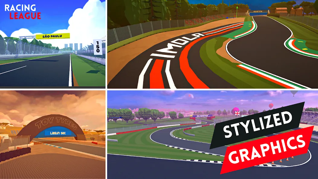 Скачать Racing League: 3D Race Offline — Модификация Много денег и всё открыто — скриншот 4