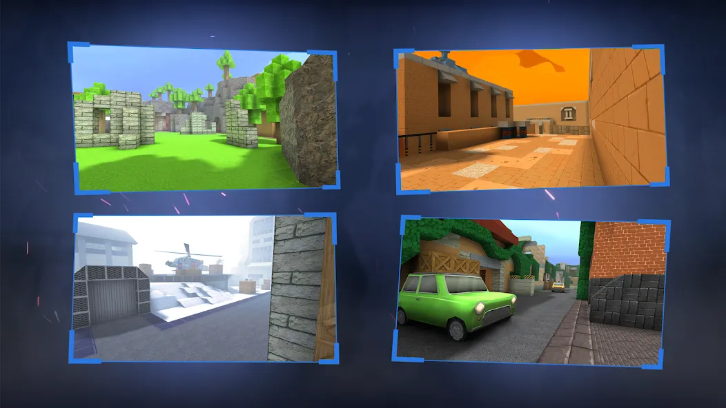 KUBOOM 3D: FPS Shooting Games на Андроид — Мод Много денег и патронов — скриншот 5