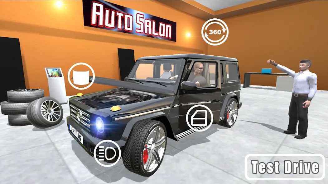 Offroad G-Class MOD — Много денег на Андроид — скриншот 1