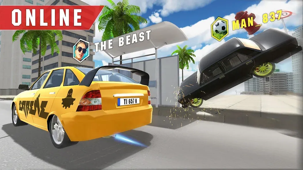 Скачать взломанную Real Cars Online Racing — Взлом на много денег и бесконечный нитро — скриншот 2
