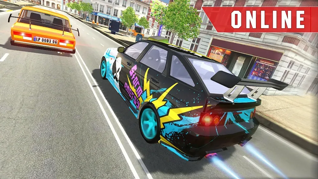 Скачать взломанную Real Cars Online Racing — Взлом на много денег и бесконечный нитро — скриншот 4