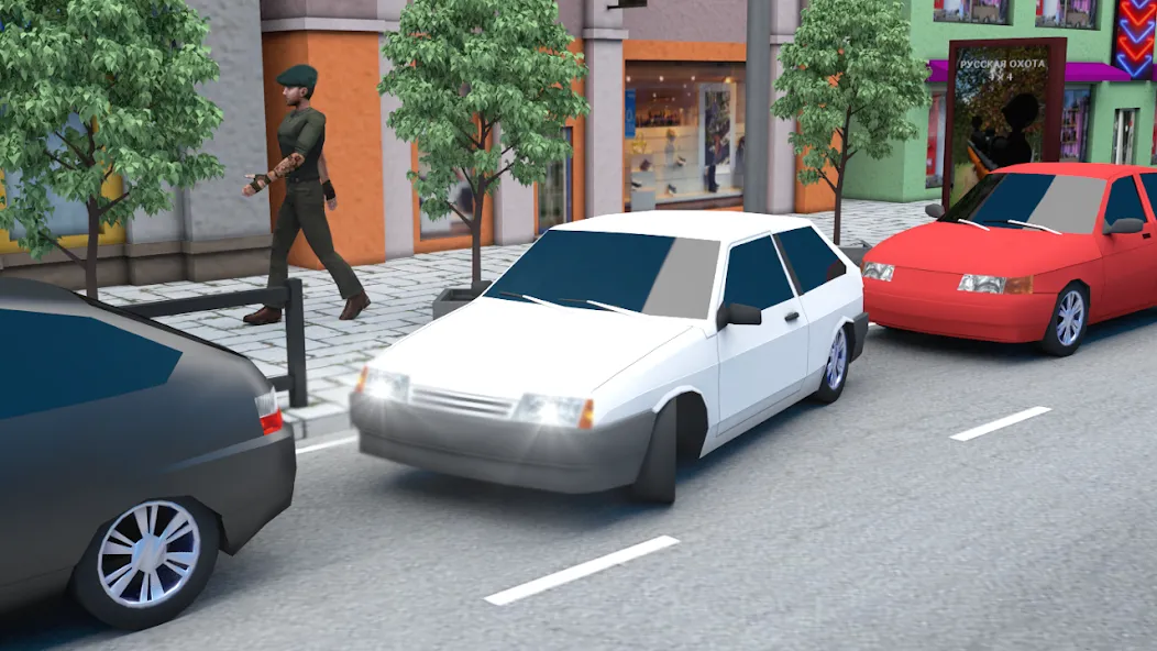 Скачать Russian Cars: 8 in City MOD APK — Много денег — скриншот 1