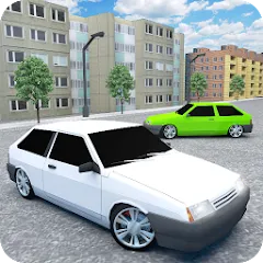 Скачать Russian Cars: 8 in City MOD APK — Много денег