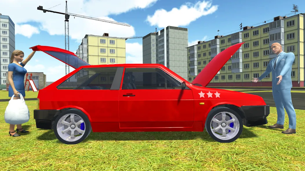 Russian Cars Simulator — Много денег — скриншот 3