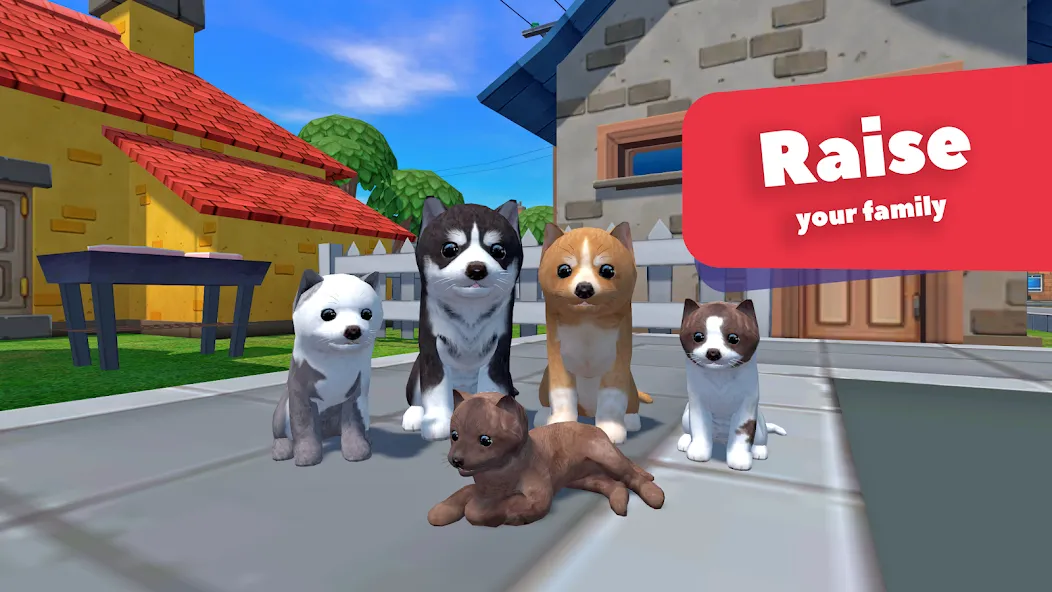 Скачать Dog Simulator - Animal Life на телефон — Много денег и бессмертие — скриншот 1