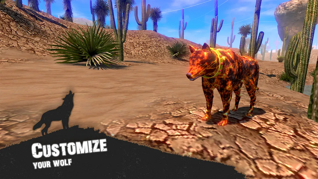 Wolf Simulator - Animal Games Mod APK Много денег — Скачать на Андроид — скриншот 2
