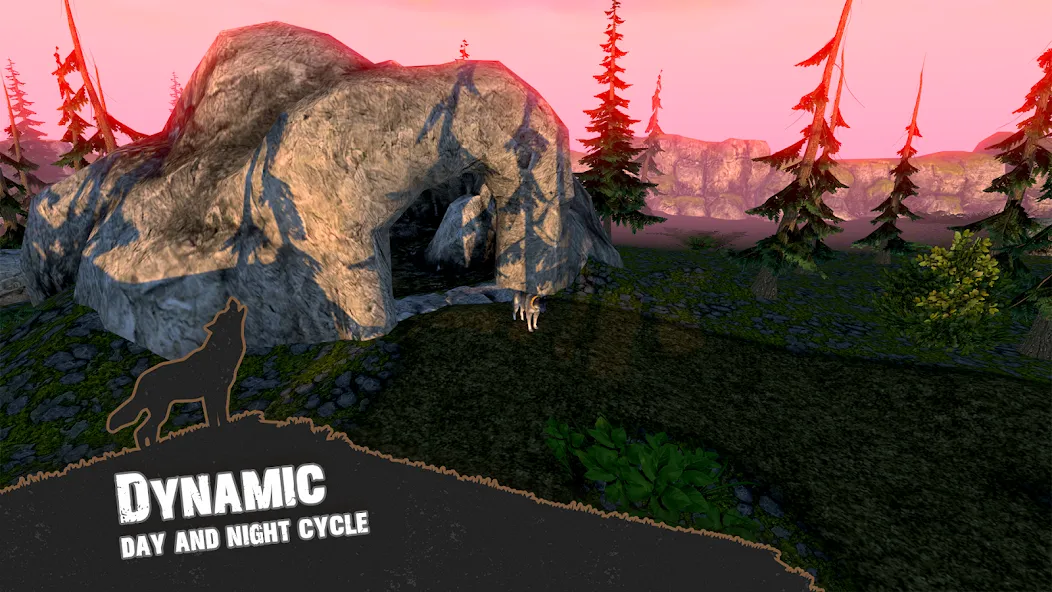 Wolf Simulator - Animal Games Mod APK Много денег — Скачать на Андроид — скриншот 4