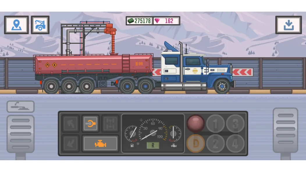 Скачать взломанную Trucker and Trucks — Много денег — скриншот 3