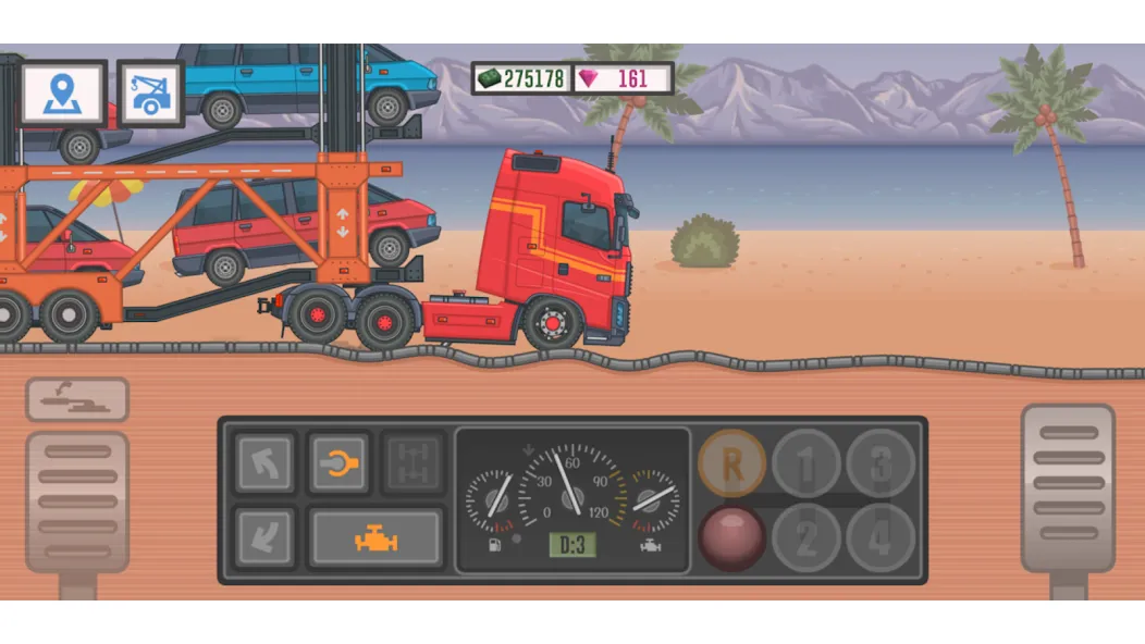 Скачать взломанную Trucker and Trucks — Много денег — скриншот 4