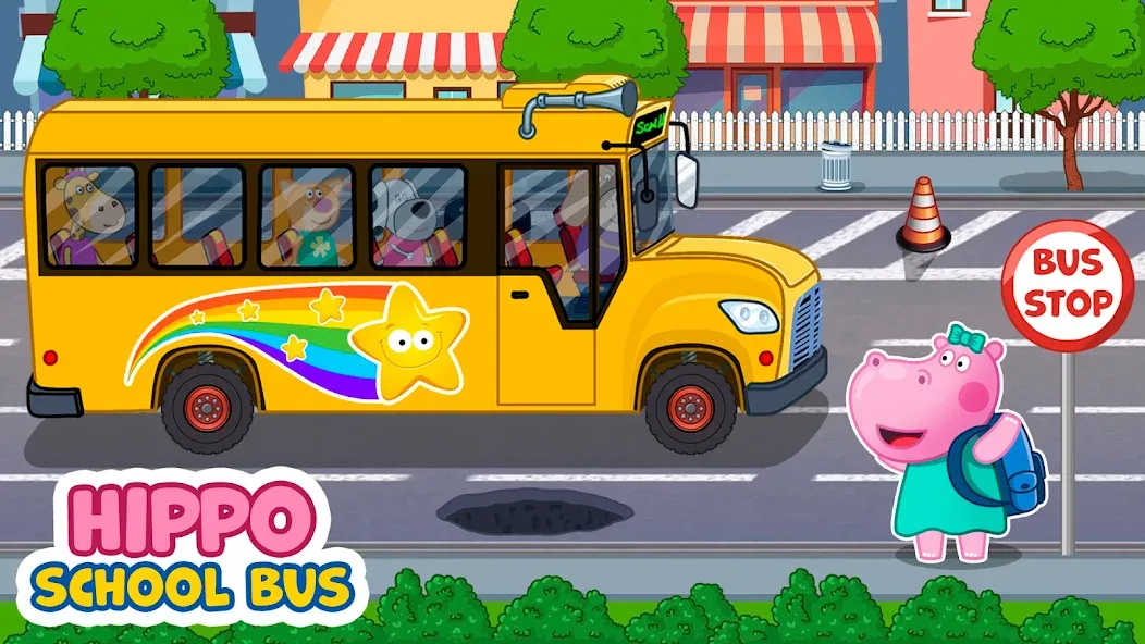 Скачать Kids School Bus Adventure на Android — Много денег и разблокировано всё — скриншот 1