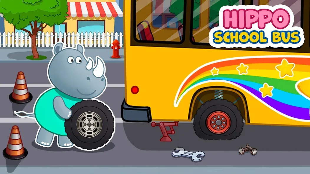 Скачать Kids School Bus Adventure на Android — Много денег и разблокировано всё — скриншот 4