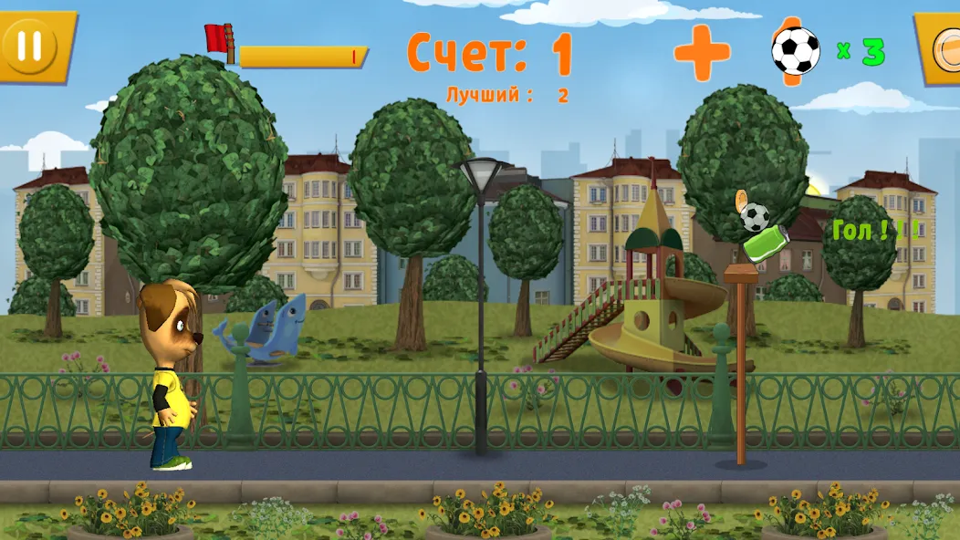 Pooches: Street Soccer MOD APK на Android — Много денег — скриншот 1