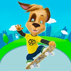 Pooches: Skateboard Mod APK Много денег и всё открыто — Скачать на Андроид