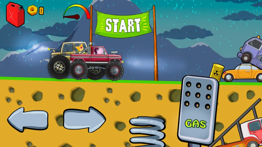 Скачать Kids Monster Truck Racing Game на телефон — Много денег — скриншот 1 Скачать Kids Monster Truck Racing Game на телефон — Много денег — скриншот 1