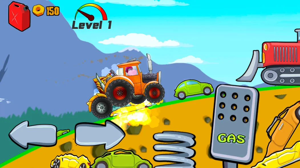 Скачать Kids Monster Truck Racing Game на телефон — Много денег — скриншот 3 Скачать Kids Monster Truck Racing Game на телефон — Много денег — скриншот 3
