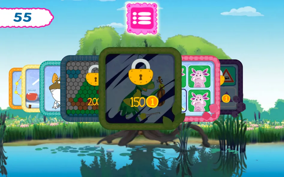 Скачать Moonzy. Kids Mini-Games с модом — Все мини-игры разблокированы — скриншот 3