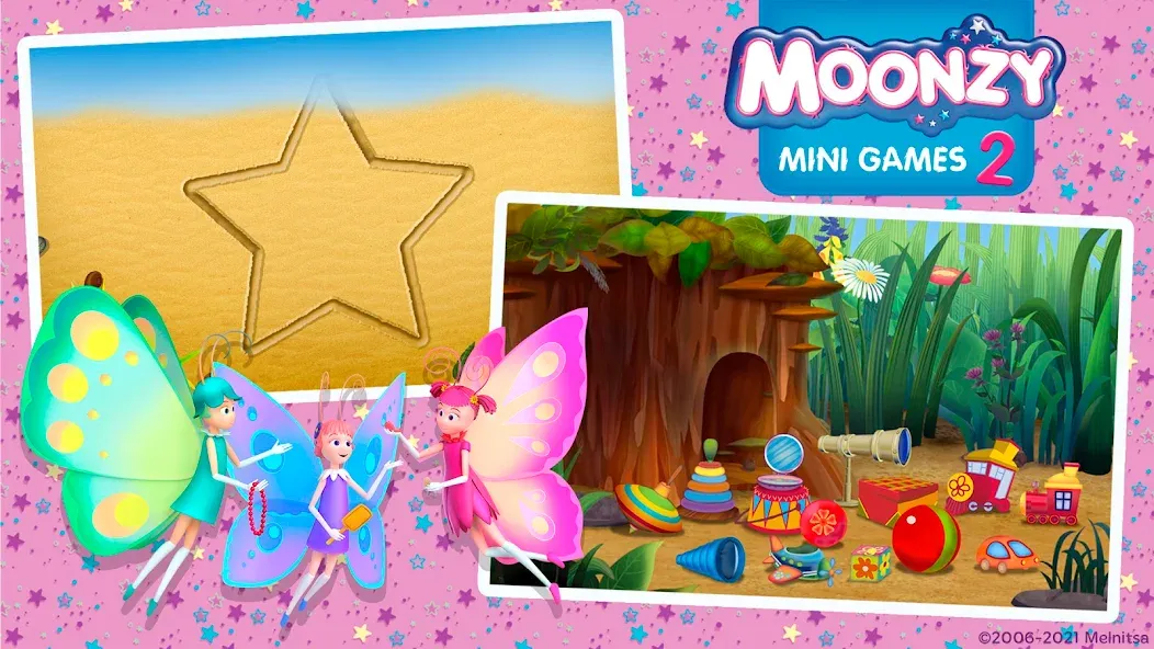 Скачать Moonzy: Mini-games for Kids на Андроид — Все мини-игры разблокированы — скриншот 2