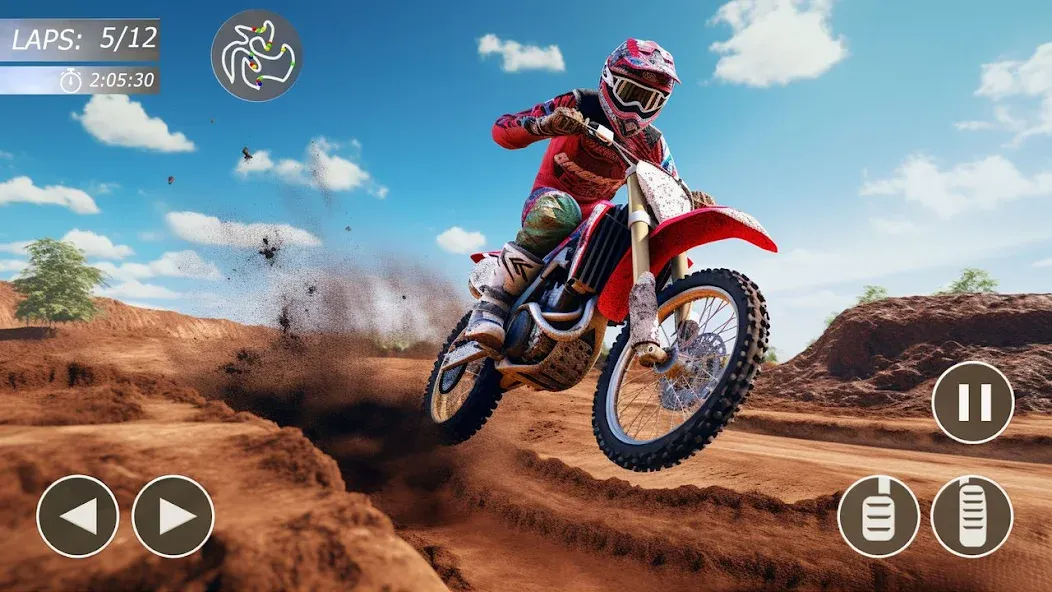 Скачать MX Bikes: Motocross Dirt bikes (Мод: Все мотоциклы открыты) на Андроид — скриншот 2
