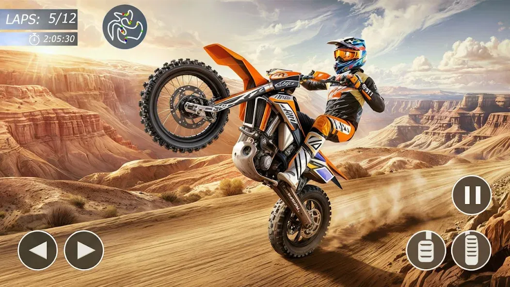 Скачать MX Bikes: Motocross Dirt bikes (Мод: Все мотоциклы открыты) на Андроид — скриншот 3