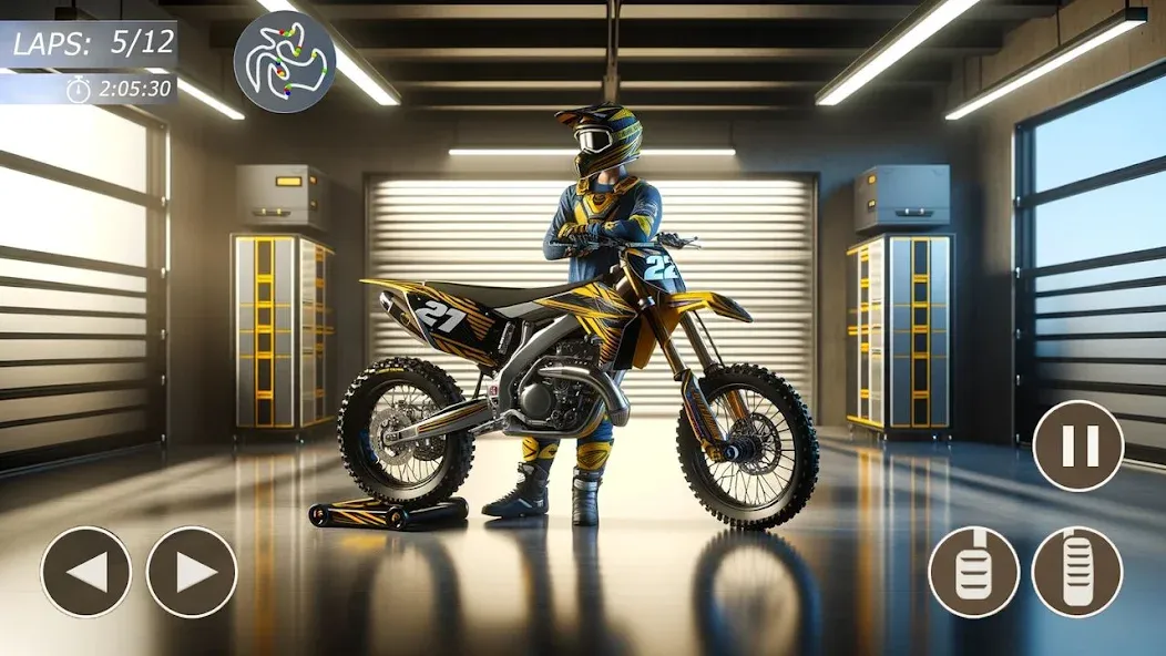 Скачать MX Bikes: Motocross Dirt bikes (Мод: Все мотоциклы открыты) на Андроид — скриншот 4