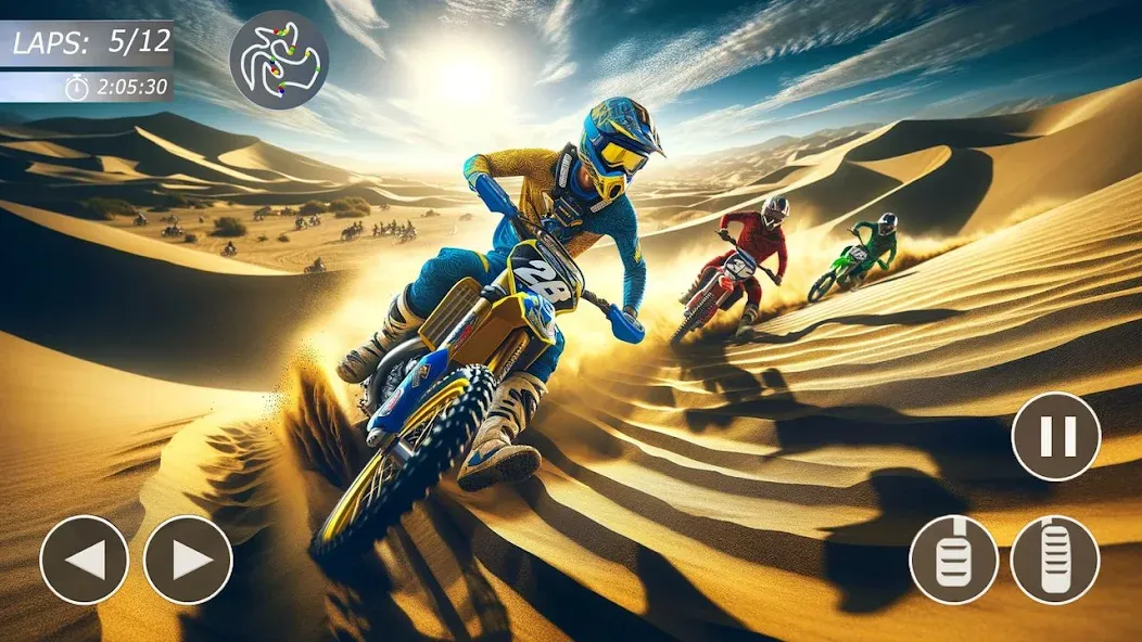 Скачать MX Bikes: Motocross Dirt bikes (Мод: Все мотоциклы открыты) на Андроид — скриншот 5