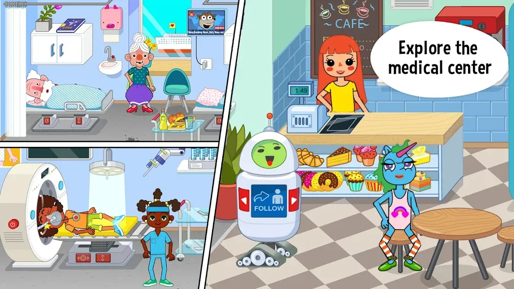 Скачать Pepi Hospital: Learn & Care — Модификация Всё открыто — скриншот 2