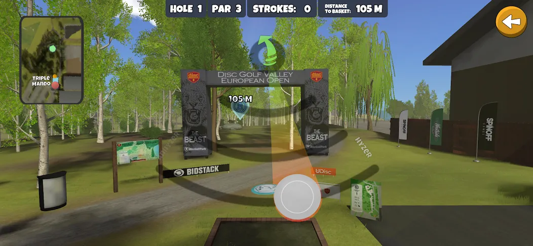 Скачать Disc Golf Valley MOD APK — Много денег — скриншот 1