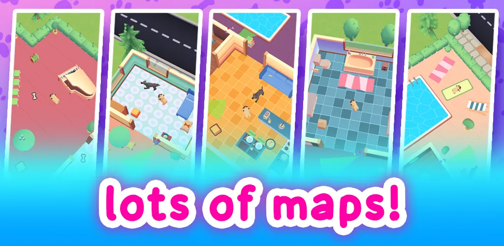 Hoootdogs Hide&Seek Mod APK Много денег — Скачать на Андроид — скриншот 1