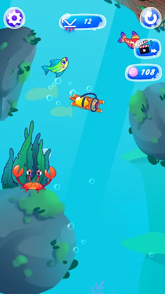 Скачать взлом Simba Fishing на Андроид — Много денег — скриншот 3