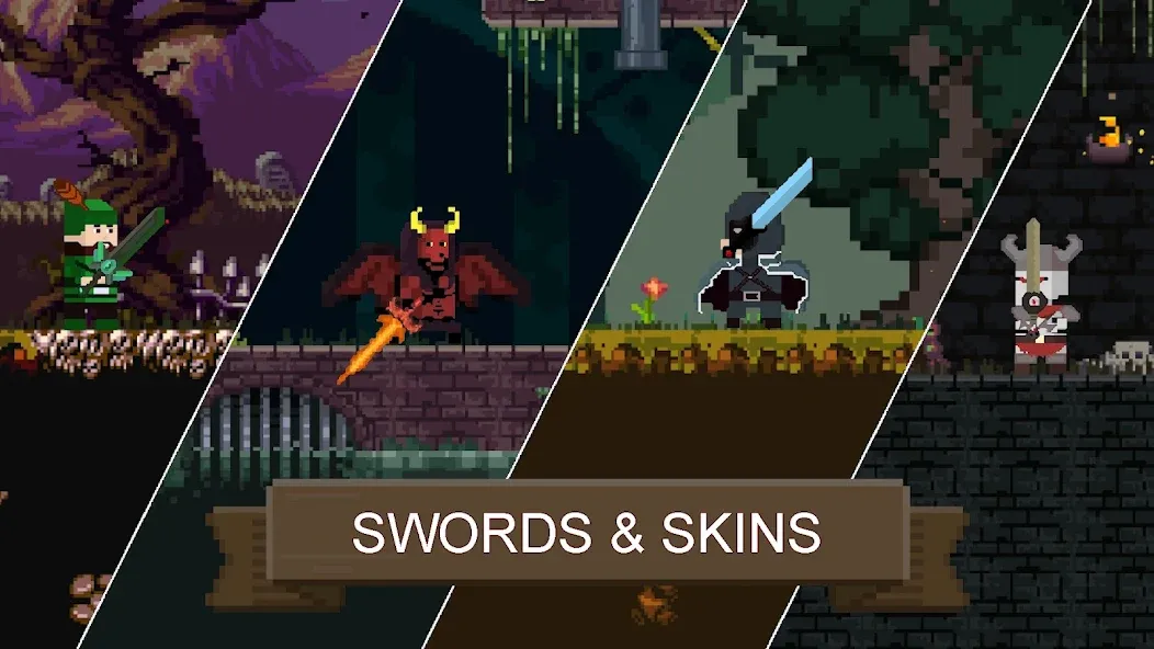 Скачать Rune Sword: Action Platformer на Android — Много денег и бессмертие — скриншот 5