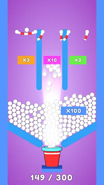 Скачать Balls and Ropes: Cut 'n Bounce с модом — Бесплатные покупки — скриншот 1