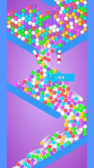 Скачать Balls and Ropes: Cut 'n Bounce с модом — Бесплатные покупки — скриншот 2