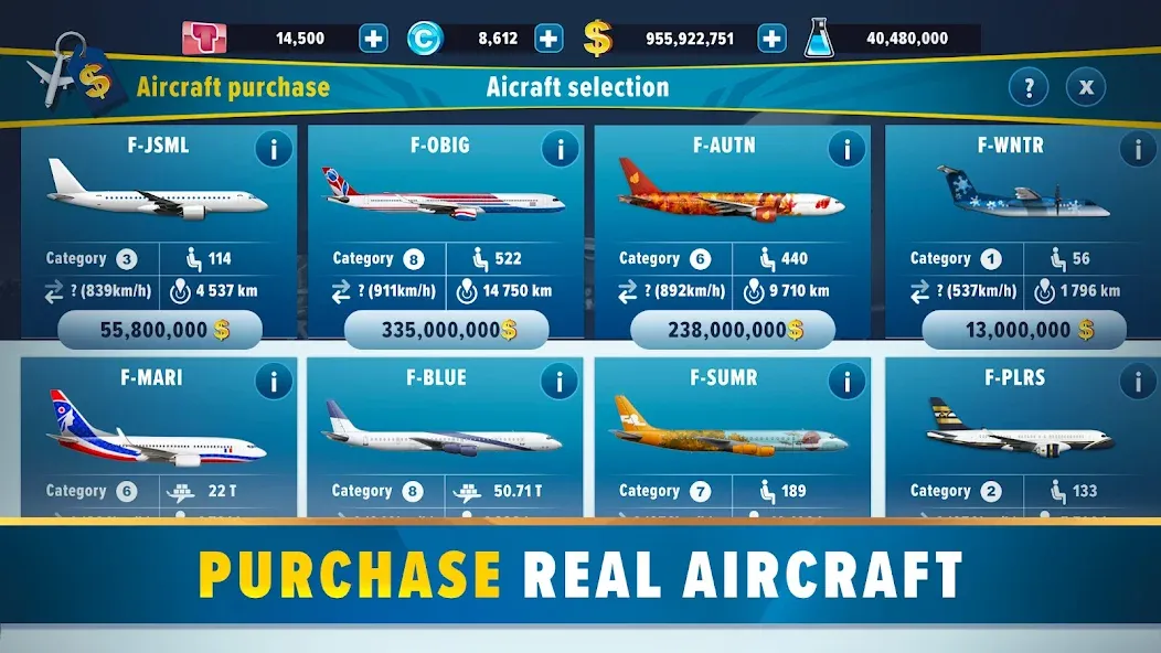 Взломанная Airlines Manager: Plane Tycoon на Андроид — Много денег и бесконечное топливо — скриншот 3