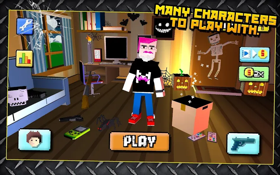 Zombie Breakout: Blood & Chaos MOD APK — Много денег и бессмертие — скриншот 1