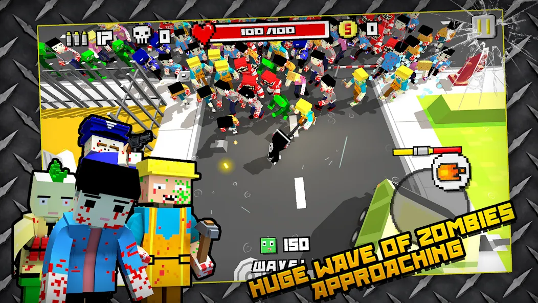Zombie Breakout: Blood & Chaos MOD APK — Много денег и бессмертие — скриншот 3