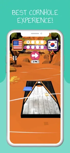 Cornhole 3D: Nations League — Мод: Много денег — скриншот 5