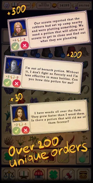 Potion shop: Alchemy Simulator — Мод: Много денег — скриншот 2
