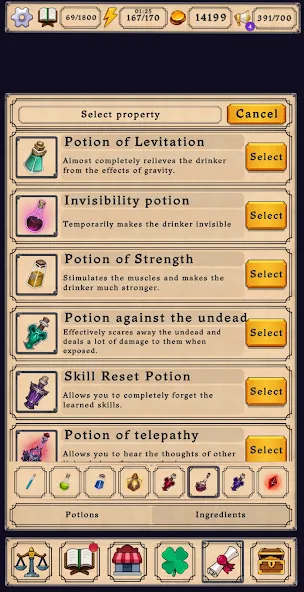 Potion shop: Alchemy Simulator — Мод: Много денег — скриншот 4