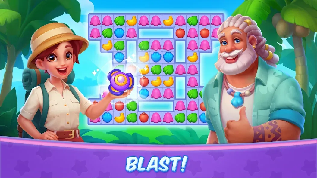 Скачать Tropicmania: Match-3 adventure MOD APK — Много жизней и ходов — скриншот 1 Скачать Tropicmania: Match-3 adventure MOD APK — Много жизней и ходов — скриншот 1