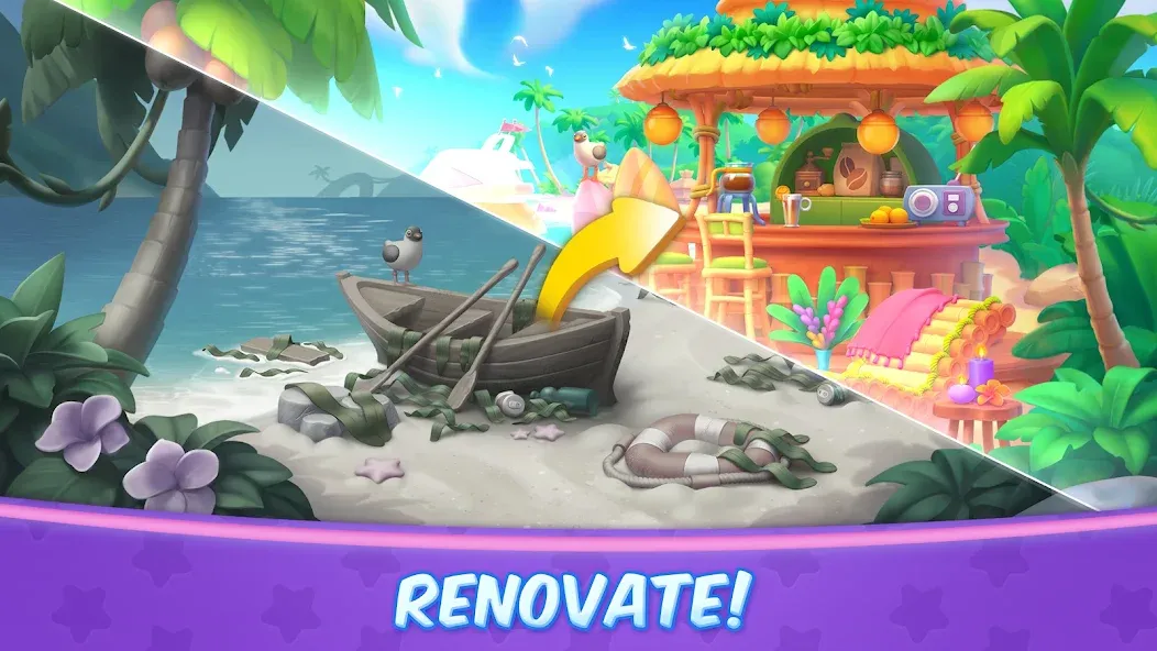 Скачать Tropicmania: Match-3 adventure MOD APK — Много жизней и ходов — скриншот 2 Скачать Tropicmania: Match-3 adventure MOD APK — Много жизней и ходов — скриншот 2