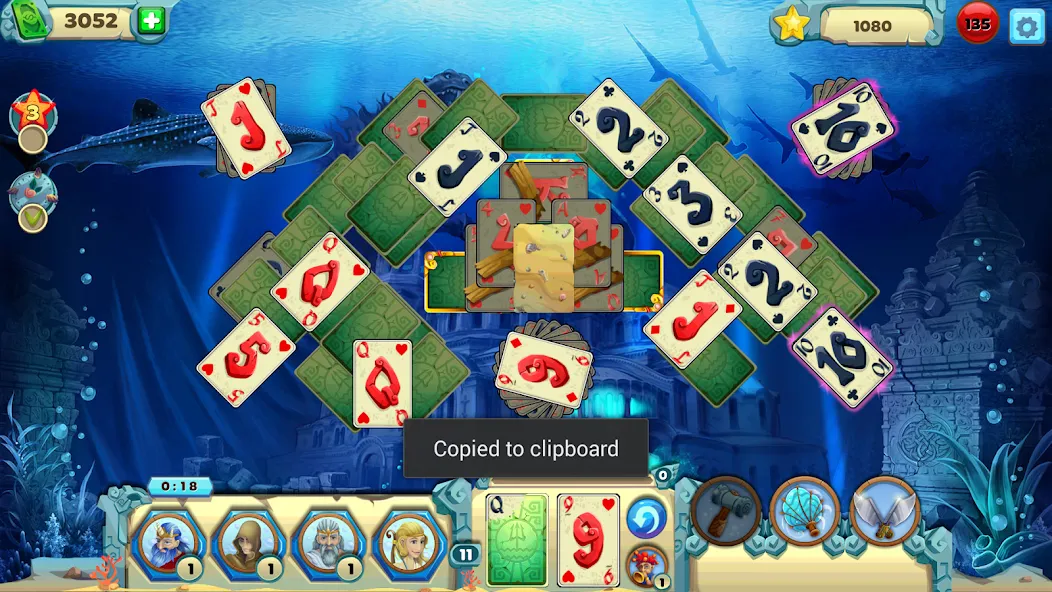 Скачать Solitaire Atlantis — Модификация Много денег — скриншот 3