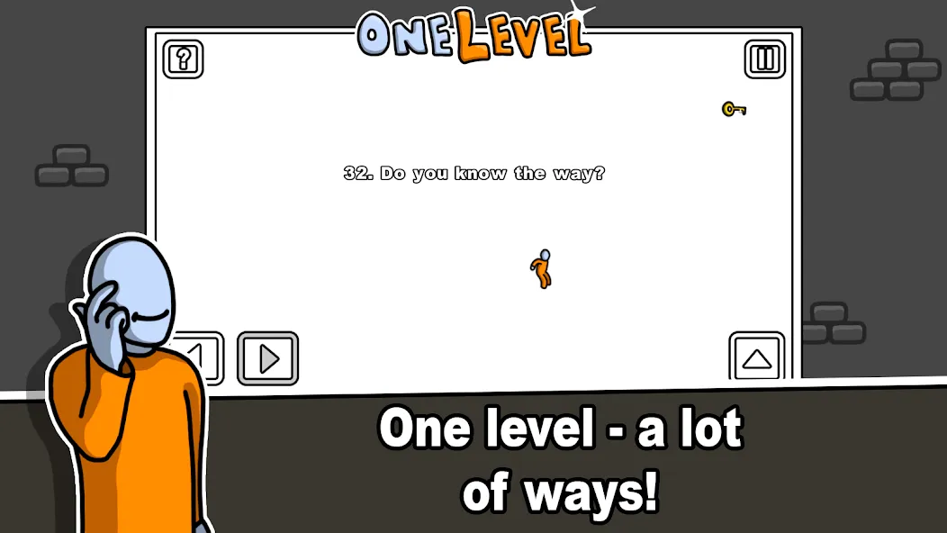 One Level: Stickman Jailbreak (Мод Много денег) — скриншот 3