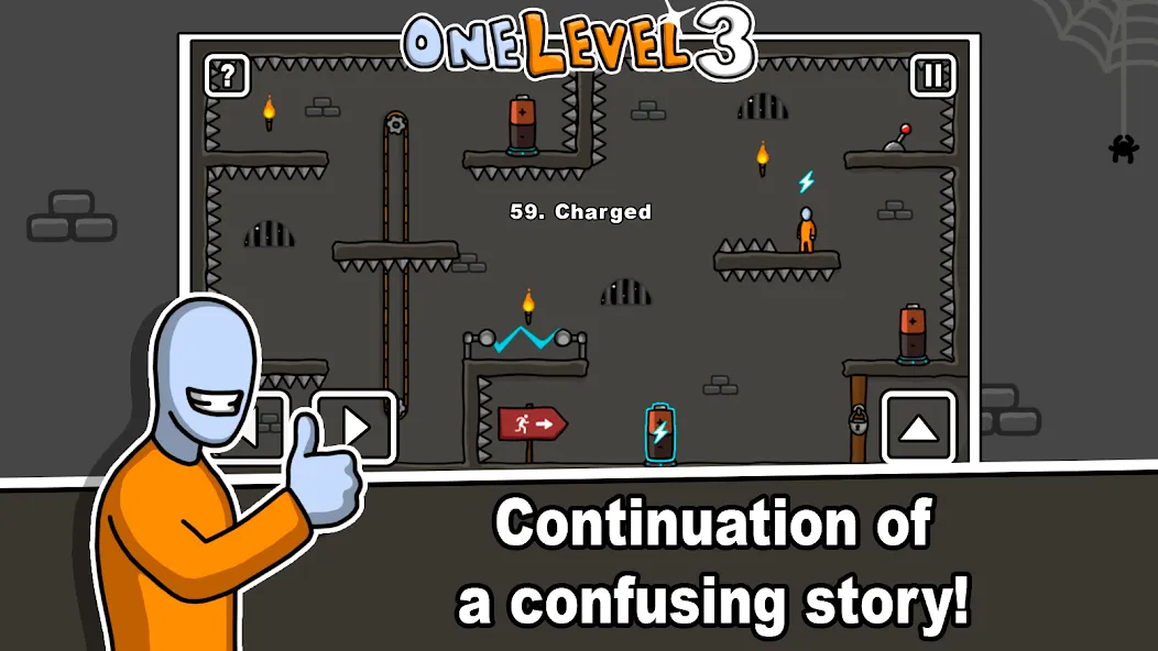 One Level 3 Stickman Jailbreak на Андроид — Много денег — скриншот 1 One Level 3 Stickman Jailbreak на Андроид — Много денег — скриншот 1