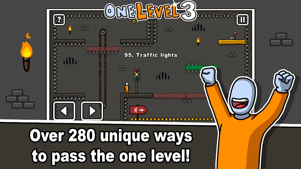One Level 3 Stickman Jailbreak на Андроид — Много денег — скриншот 2 One Level 3 Stickman Jailbreak на Андроид — Много денег — скриншот 2