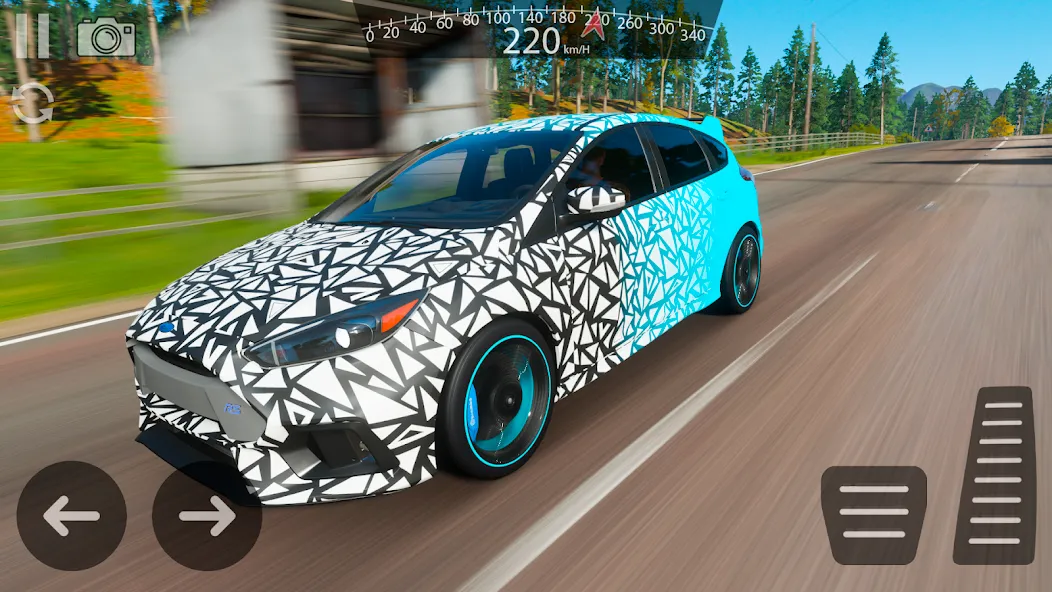 Скачать Drive Ford Focus RS Simulator — Последняя версия (Много денег) — скриншот 3 Скачать Drive Ford Focus RS Simulator — Последняя версия (Много денег) — скриншот 3