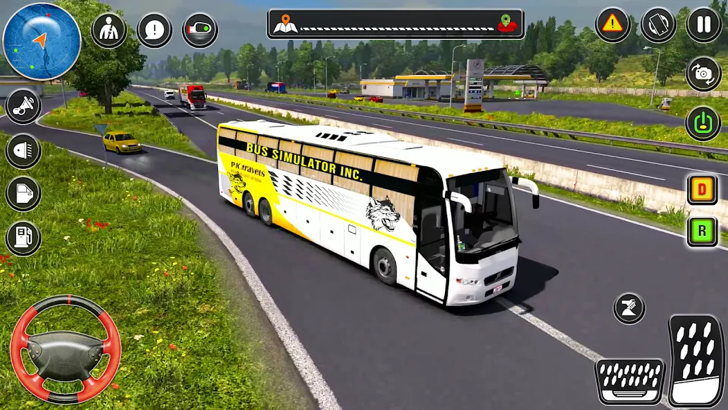 Скачать City Coach Bus City Bus Games (Мод: Много денег и разблокированные автобусы) на Андроид — скриншот 1