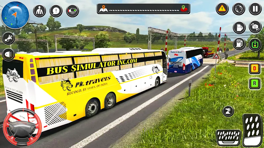 Скачать City Coach Bus City Bus Games (Мод: Много денег и разблокированные автобусы) на Андроид — скриншот 2