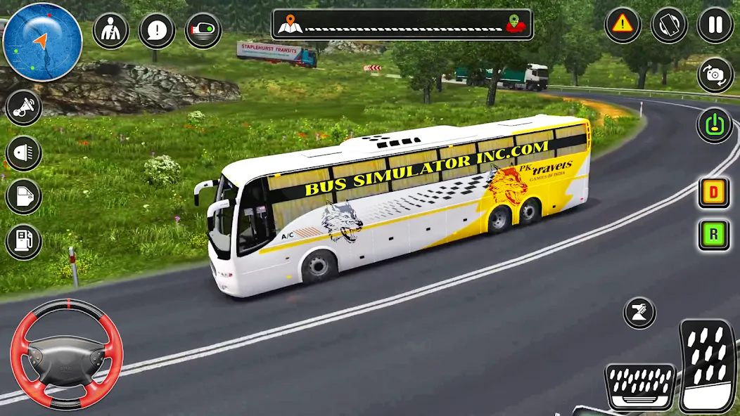 Скачать City Coach Bus City Bus Games (Мод: Много денег и разблокированные автобусы) на Андроид — скриншот 4