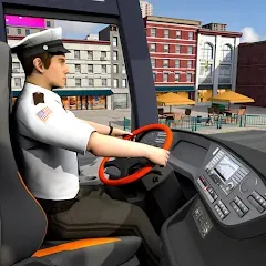 Скачать City Coach Bus City Bus Games (Мод: Много денег и разблокированные автобусы) на Андроид